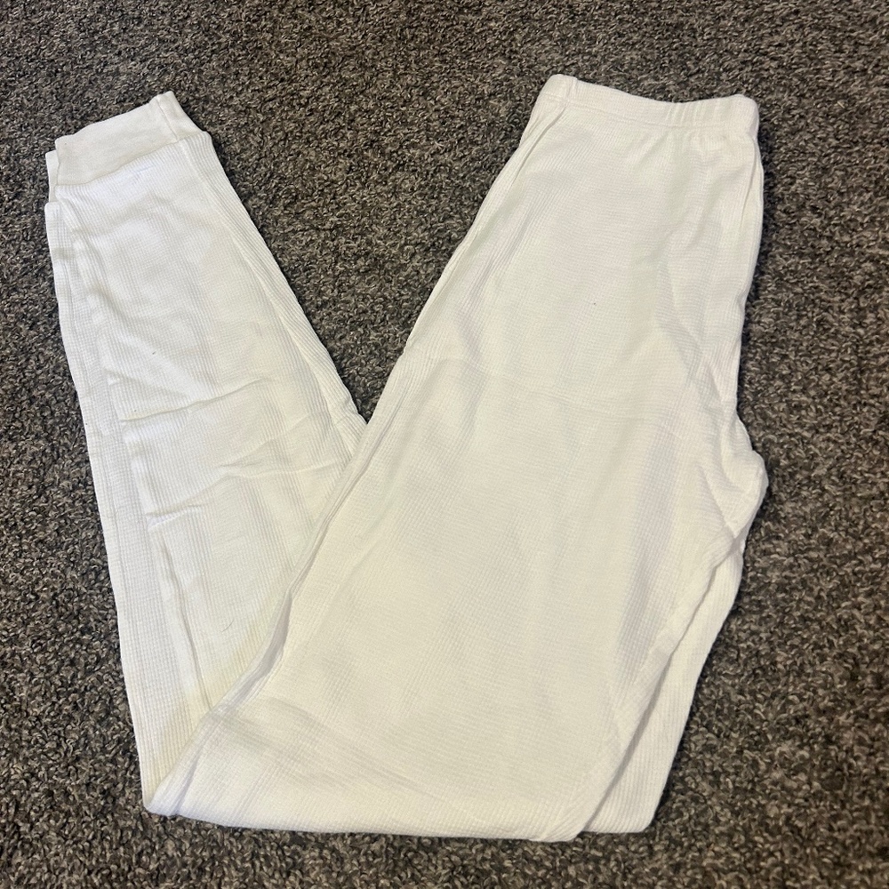 White Thermal Leggings